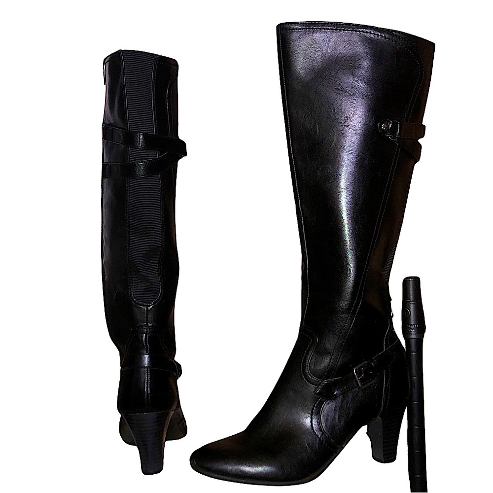 Lifestyle boots for woman 7 M knee high block heels
